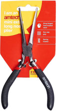 Load image into Gallery viewer, Amtech B3187 Mini Extra Long Nose Plier with Spring