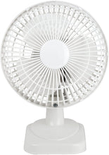 Load image into Gallery viewer, Status Portable 6-Inch Oscillating Desk Fan, White