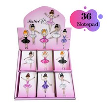 Load image into Gallery viewer, Pink Ballerina Dancer Note Pads Party Bag Fillers