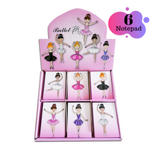 Load image into Gallery viewer, Pink Ballerina Dancer Note Pads Party Bag Fillers