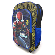 Load image into Gallery viewer, Iron Spiderman Avengers Deluxe Backpack Trolley Bag - Spiderman